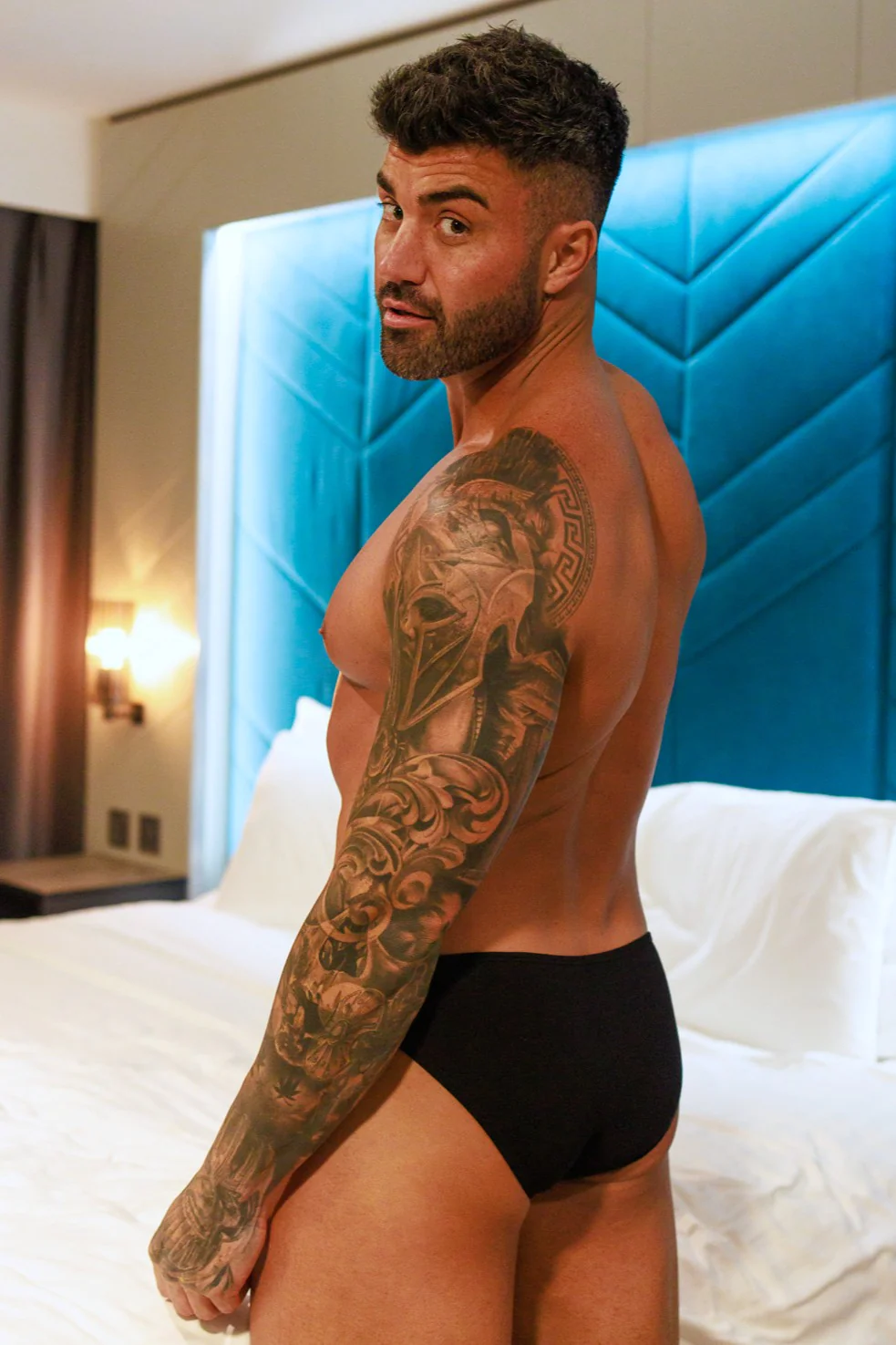 STRAP BIKINI BRIEFS - BLACK - Image 3
